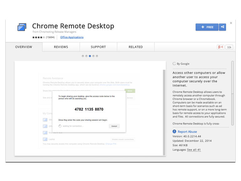 google chrome remote desktop for mac